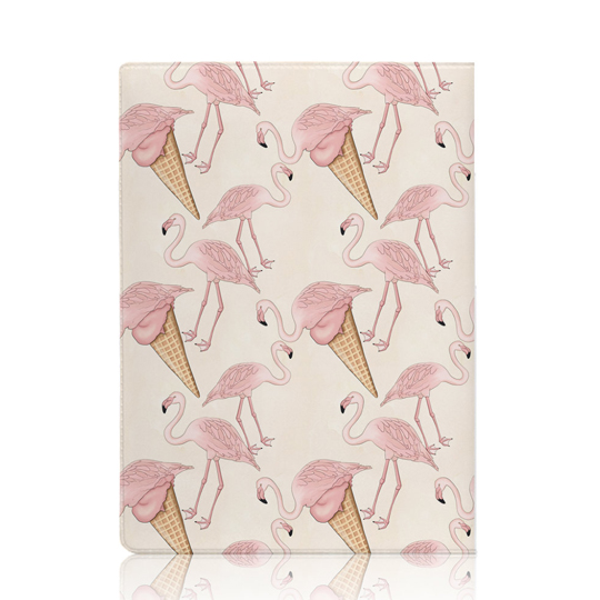 Обложка для паспорта 'Flamingo Ice cream'