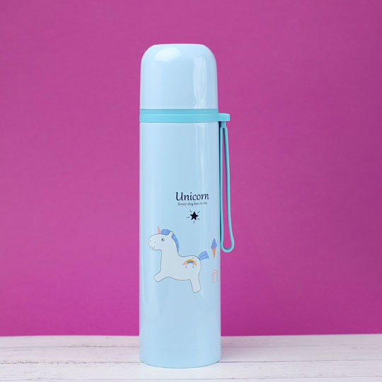 Термос 'Unicorn' / Голубой
