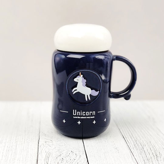 Кружка 'Time of unicorns' / Blue