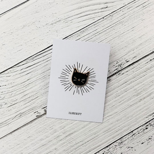 Значок 'Cat' / Black