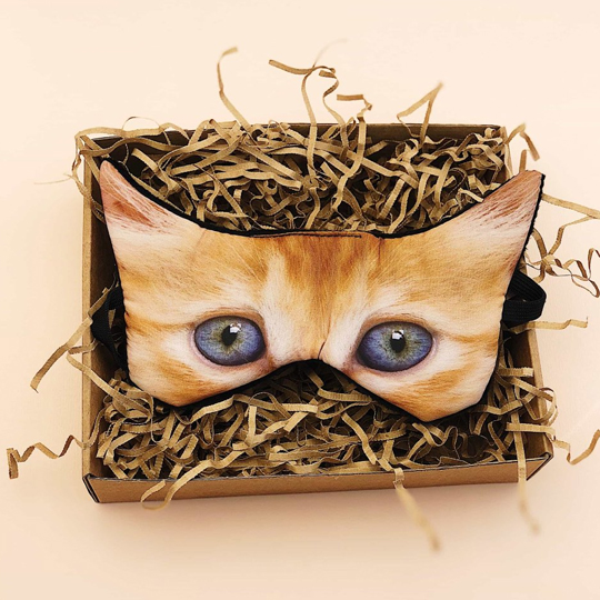 Маска для сна 'Ginger Cat'