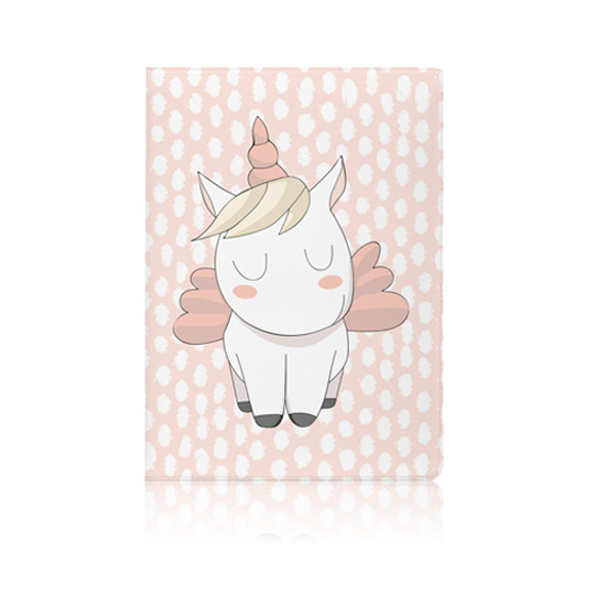 Обложка для паспорта 'Unicorn Cute Pink'