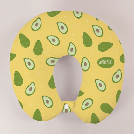 Подушка для путешествий 'Avocado'