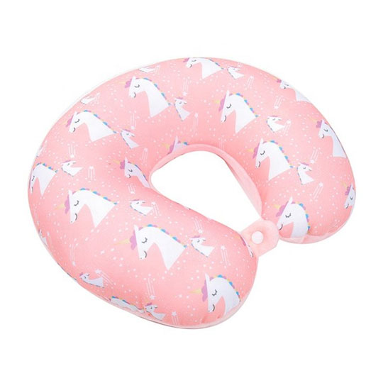 Подушка для путешествий 'Pink Unicorn'
