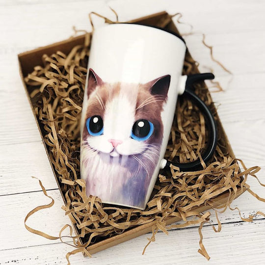 Кружка 'Cat with blue eyes'
