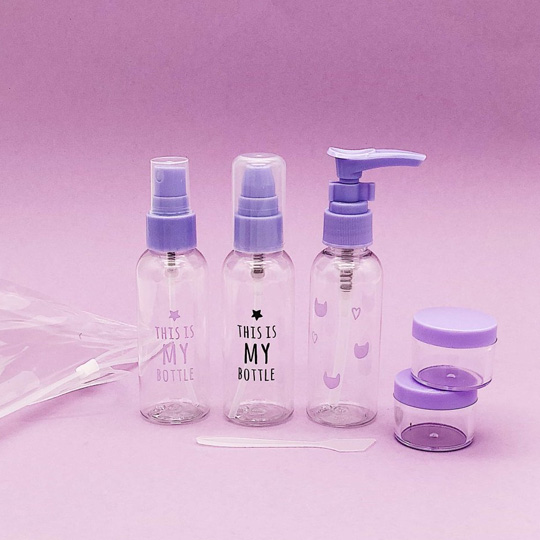 

Набор дорожный 'My bottle' / Фиолетовый