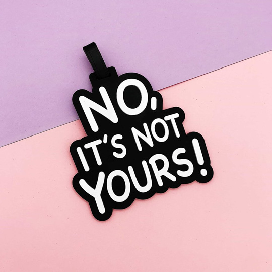 Бирка для багажа 'Not yours'