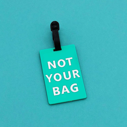 Бирка для багажа 'Not your bag'