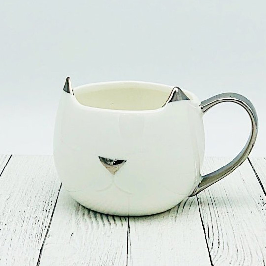 Кружка 'Cat silver'