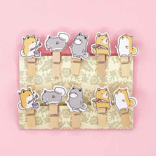 Прищепки декоративные 'Funny animals'