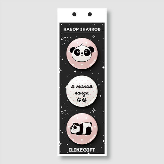 

Набор значков 'Cute panda'