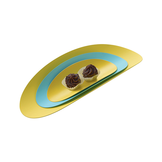 Блюда стальные 'Ellipse', набор 3 шт