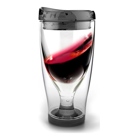 Термостакан 'Ice vino' / Черный