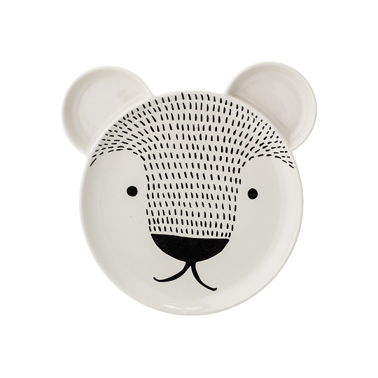 Тарелка 'Black and White Bear'
