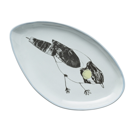Тарелка 'Bird' / White Oval