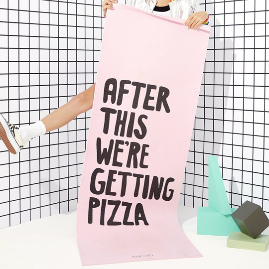 Коврик спортивный 'After This We're Getting Pizza'