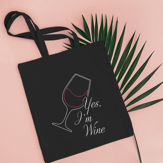 

Сумка-шоппер 'Wine' / Черный