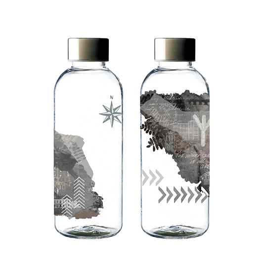 Бутылка для воды 650 мл 'Wisdom Flask' / Strength