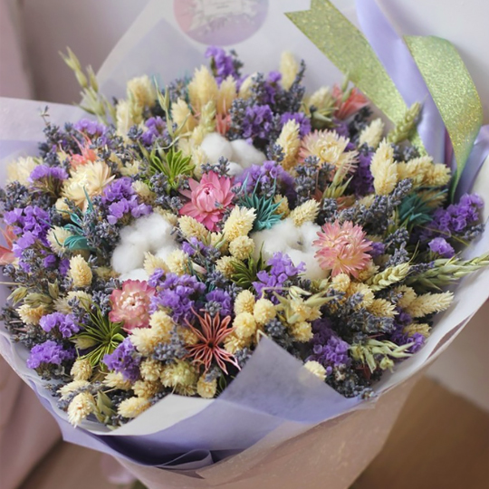 Букет из сухоцветов 'Flowering meadows'