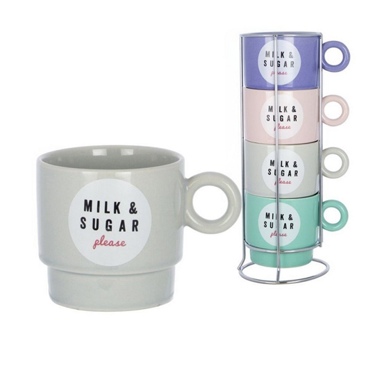 Чашки 'Milk & Sugar', набор 4 шт