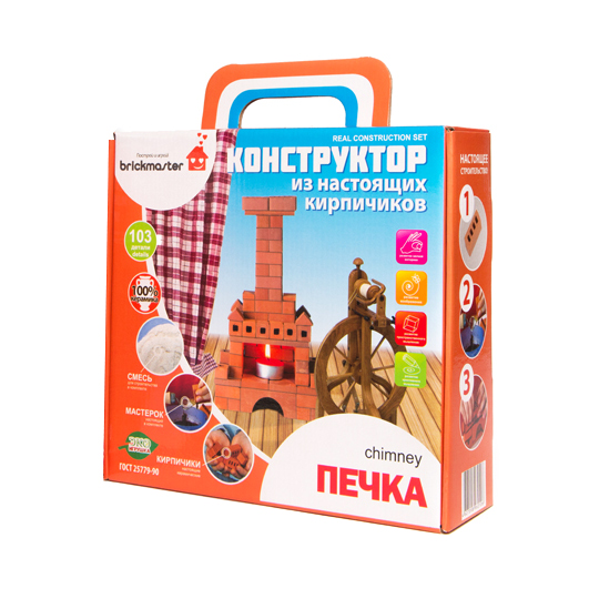 Конструктор из кирпичиков 'Печка'