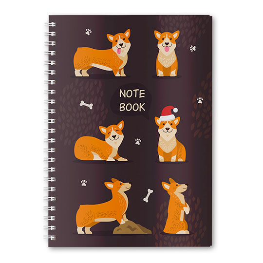 Тетрадь 'Corgi'