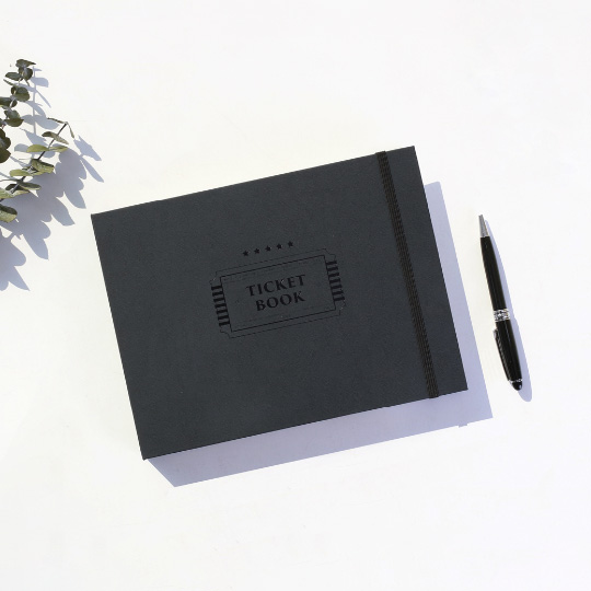 Альбом для коллекционирования билетов 'Ticket Book' / Black