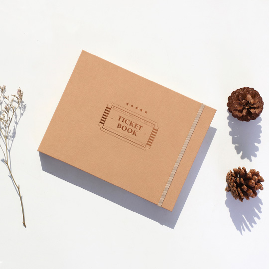 Альбом для коллекционирования билетов 'Ticket Book' / Light Brown