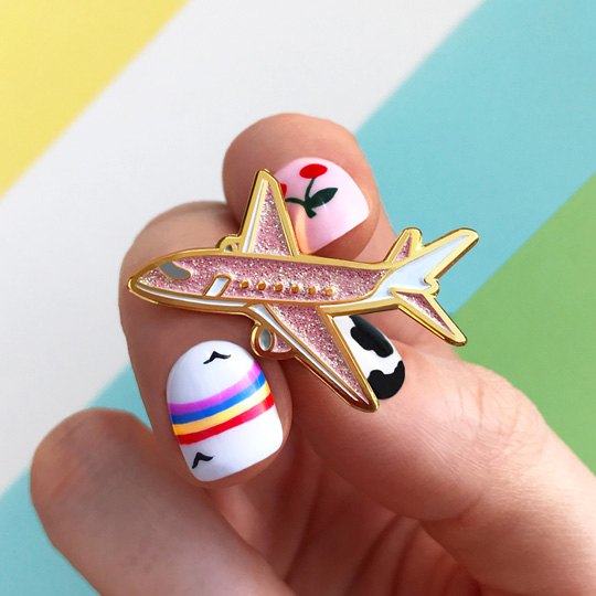 Значок 'Glitter plane'