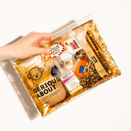 Косметичка 'Gold Glitter'