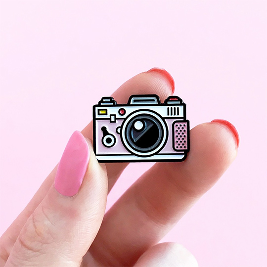 Значок 'Фотоаппарат' / Розовый