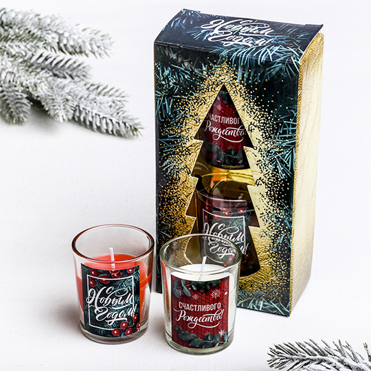 Набор свечей 'Merry Christmas'