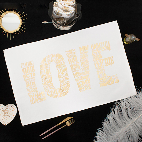 Полотенце кухонное 'Golden Love'