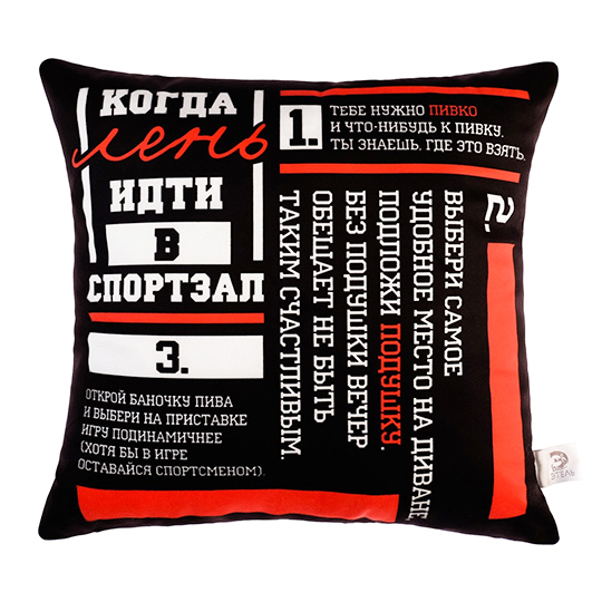 Подушка декоративная 'Мотивация'