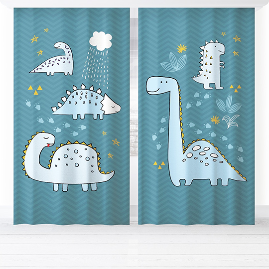 Комплект штор 'Dinosaurs'