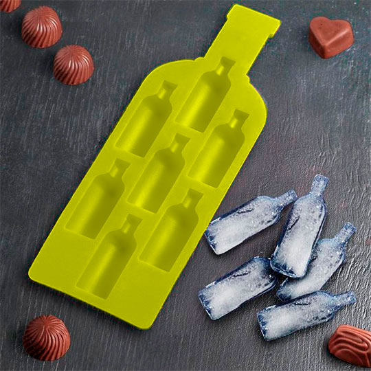 Форма для льда 'Bottle' / Салатовый