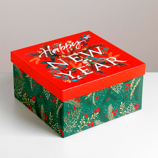 

Коробка подарочная 'It's a new year'