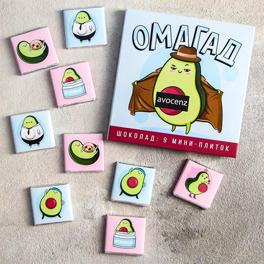 Шоколад молочный 'OMG'