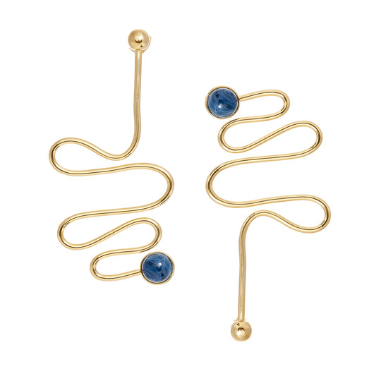 Серьги 'Zigzag' / Gold