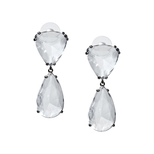 Серьги 'Clear' / Triangle