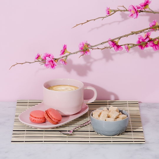 Чашка для капучино 'Sweet morning' / Розовый