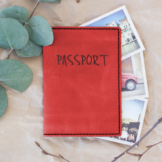 Обложка для паспорта 'Classic' / Red