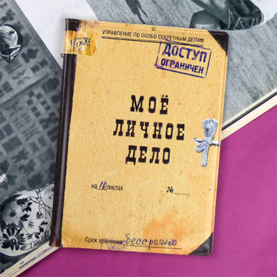 

Обложка для паспорта 'Мое личное дело'