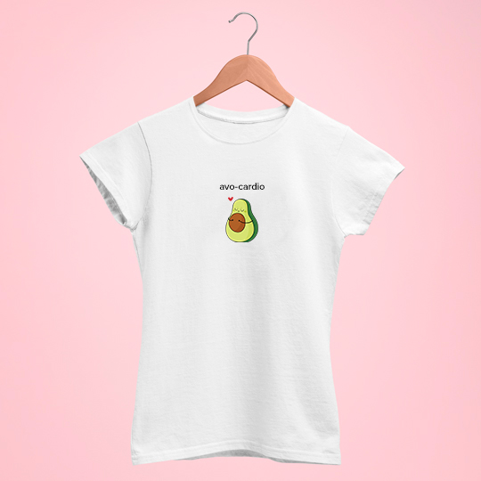 

Футболка унисекс 'Avocado' с вашей надписью / Белый / XS