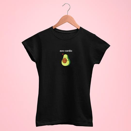 

Футболка унисекс 'Avocado' с вашей надписью / Чёрный / XS