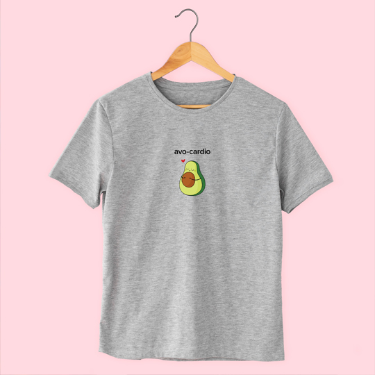 

Футболка унисекс 'Avocado' с вашей надписью / Серый / XL