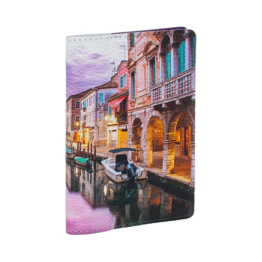 Обложка для паспорта 'Вечерняя Венеция'
