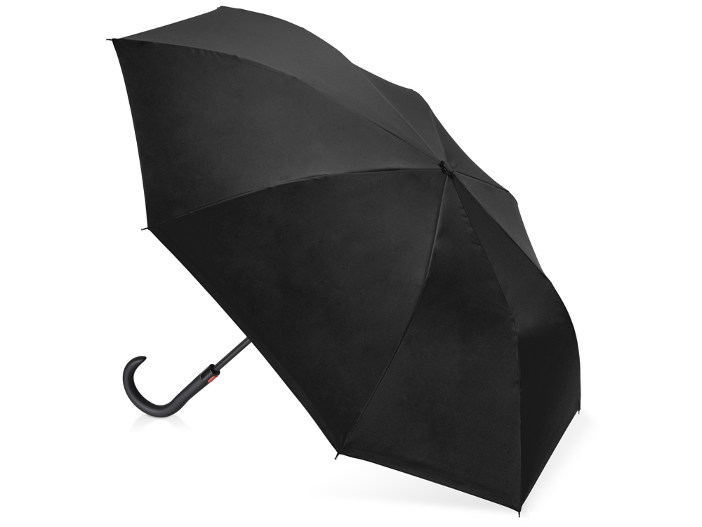 Зонт-трость обратный 'Inside' (разные цвета) / Чёрно-серебристый