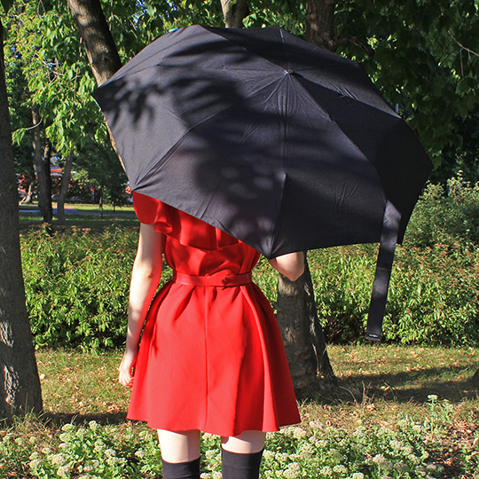 Зонт складной 'Classic' (разные цвета) / Чёрный