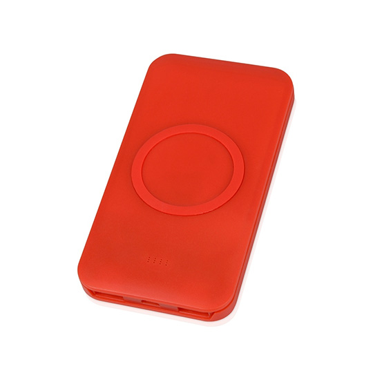 Устройство зарядное портативное 'Wireless' (разные цвета) / Красный
